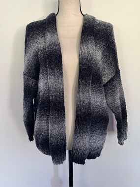 Open knit cardigan